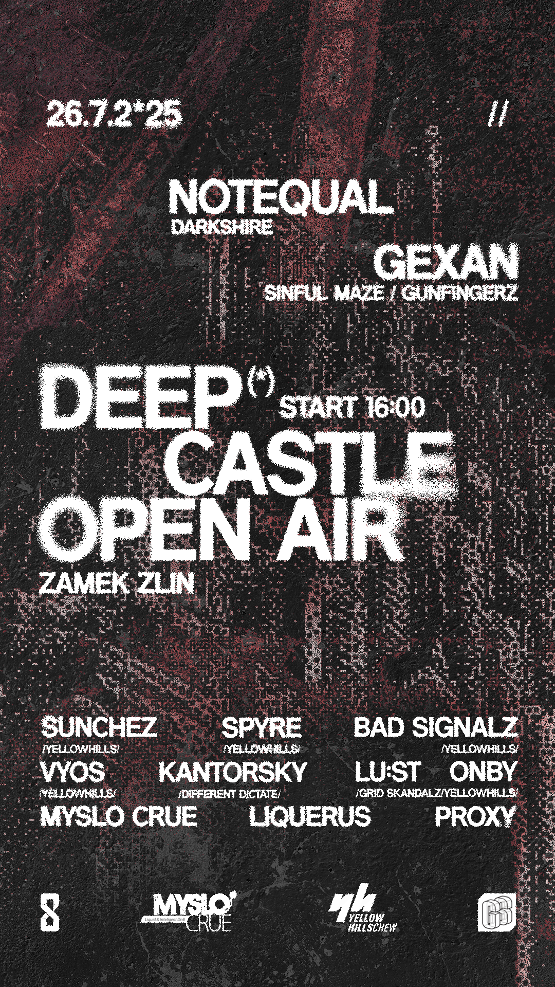 Poster akce DEEP*CASTLE Open Air
